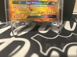 Pokemon Tapu Bulu GX Full Art Shiny Holo Rare Card SV91/SV94 Hidden Fates - Image 3