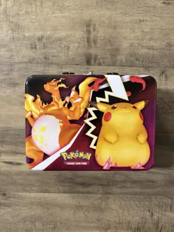 Pokemon Pikachu TCG Empty Tin- Great Condition Card Storage - Image 1