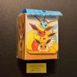 Pokemon Center Japan Friendly Eevee Eeveelutions Card Deck Box ~ US SELLER - Image 1