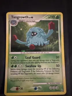 Pokemon TCG Arceus Holo Card Tangrowth 10/99 Light Play Condition - Image 1