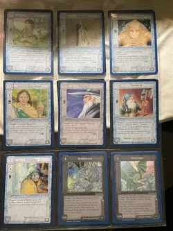 Lord Of The Rings Trading Card Game Lot of 18 cards in plastic binder holder - Image 2