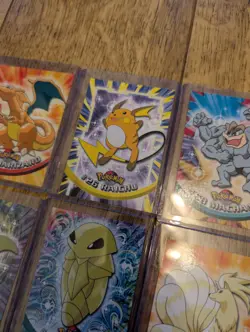 18 Pokemon Topps Cards Rare inc Charizard 1998 - Image 3
