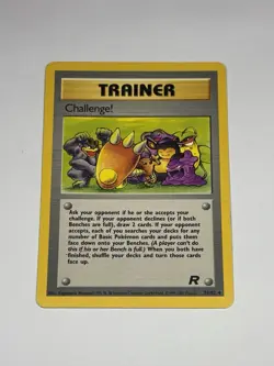 Challenge! Team Rocket 74/82 Common TCG Vintage WoTC Pokemon Card LP - Image 1