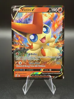 Victini V - 021/163 Battle Styles Ultra Rare Pokemon - Image 1
