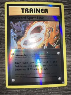 Charizard Spirit Link Reverse Holo Evolutions Set Pokemon Card 75/108 NM - Image 2