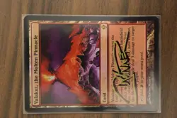 4x MTG Valakut, the Molten Pinnacle Zendikar 228/249 Foil Shadow Signed LP/MP - Image 5