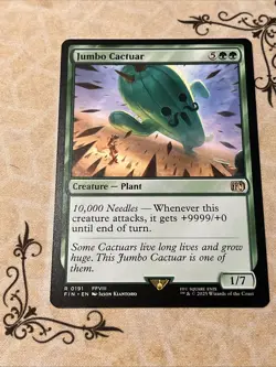 Jumbo Cactuar 191 Magic The Gathering Final Fantasy Regular NON-FOIL - Image 1