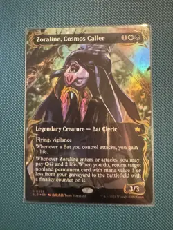 Zoraline, Cosmos Caller (Borderless) (Raised Foil) Bloomburrow Foil - Image 1