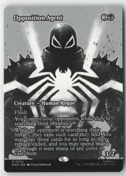 MTG Opposition Agent (Borderless) Marvel Universe Eternal-Legal 19 NM - Image 1