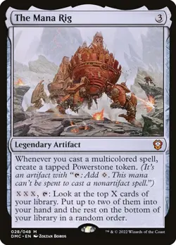 The Mana Rig Foil (028) Dominaria United Commander DMC MTG Magic - Image 1