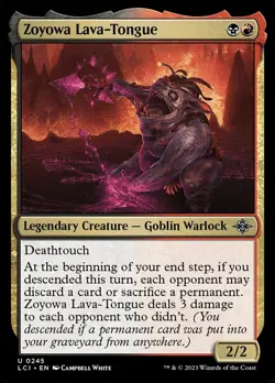 Zoyowa Lava-Tongue Foil (245) The Lost Caverns of Ixalan LCI MTG Magic - Image 1