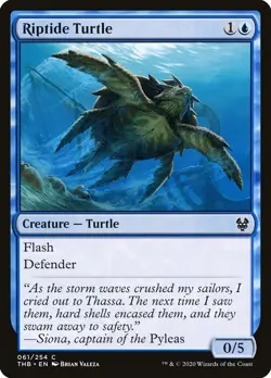 Riptide Turtle Foil (061) Theros Beyond Death THB MTG Magic - Image 1
