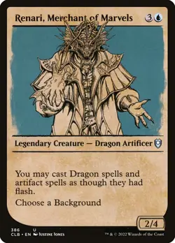 Renari, Merchant of Marvels (386) Showcase Battle for Baldur's Gate CLB MTG - Image 1