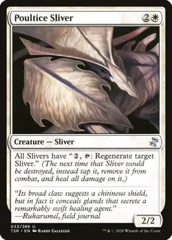 Poultice Sliver (033) Time Spiral Remastered TSR MTG Magic - Image 1