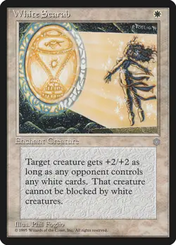 White Scarab (056) Ice Age ICE MTG Magic - Image 1