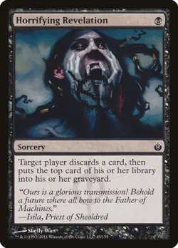 Horrifying Revelation (045) Mirrodin Besieged MBS MTG Magic - Image 1