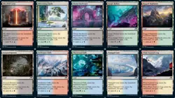 Kamigawa: Neon Dynasty Dual Land set (1 each of 10) MTG Magic - Image 1