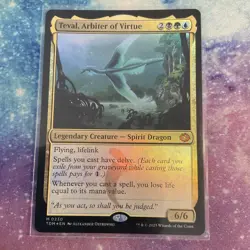 Teval, Arbiter of Virtue (FOIL) x1 - MTG Tarkir: Dragonstorm TDM #230 - Image 1