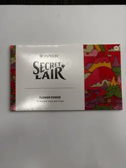 FOIL Flower Power Full Art Lands - Secret Lair Rainbow Foil Magic The Gathering - Image 1