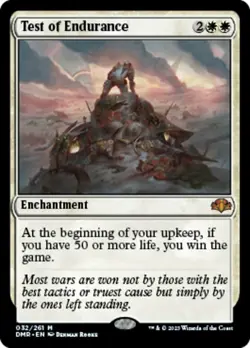 Near Mint, English - 1 x MTG Test of Endurance Dominaria Remastered - Image 1