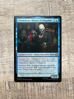 MTG Spider-Man U Chameleon, Master of Disguise #0027 Foil - Image 1