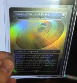 Shield of War and Peace Rainbow Foil Secret Lair 1730 NM Sword Marvel - Image 1