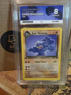 ACE 8 1st Edition Dark Machamp 27/82 - Team Rocket - Regular - Pokemon Card - Image 1