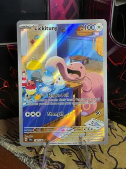 Lickitung - 180/162 - Pokemon Temporal Forces Illustration Rare Card Nm - Image 1