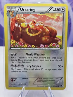 Pokemon Legendary Treasures URSARING RC16/RC25 Common Reverse Holo 2013 NM - Image 1