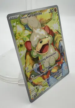 Pokemon TCG - Hisuian Growlithe 181/167 Twilight Masquerade Illus. Rare, EN, NM+ - Image 2