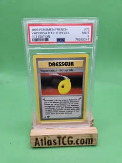 Vaporisateur retrograde 72/102 1st Edition - Base Set - Pokemon - PSA 9 - French - Image 1