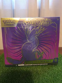 Pokemon TCG Scarlet and Violet Base Elite Trainer Box ETB - Miraidon - Image 1