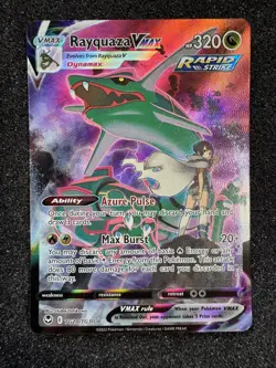 2022 Pokemon TCG Silver Tempest Rayquaza VMAX Trainer Gallery TG20/TG30 - Image 1