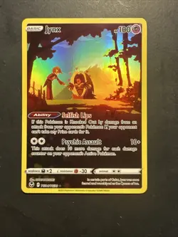 2022 Pokemon Jynx TG04/TG30 Silver Tempest Trainer Gallery Holo Full Art Rare - Image 1