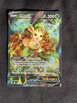 Leafeon V 167/203 Alt art Evolving Skies Pokemon TCG 2021 - Mint Condition NM - Image 2