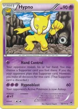 Pokemon TCG - Hypno - 36/111 - Rare - XY: Furious Fists [Near Mint] - Image 1