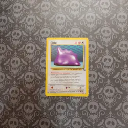 Pokemon TCG Ditto Non Holo Rare Fossil Set 18/62 WOTC Vintage 1999 - Image 1