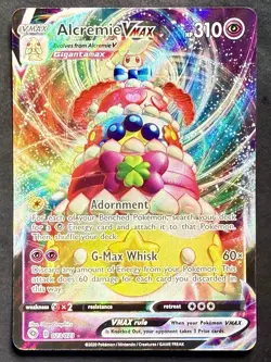 Alcremie VMAX 23/73 Pokemon : Champions Path Rare Holo - Pack Fresh - Image 1
