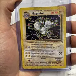 Pokemon TCG Fossil Magneton 26/62 Unlimited Rare Ungraded WOTC Pokemon HP Vtg - Image 1