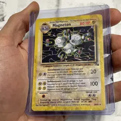 Pokemon TCG Fossil Magneton 26/62 Unlimited Rare Ungraded WOTC Pokemon HP Vtg - Image 2