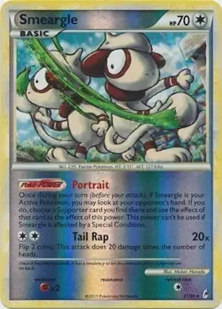 Pokemon TCG - Smeargle - 21/95 - Reverse Holo - Call of Legends [Lightly Played] - Image 1