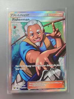 Fisherman - SV83/SV94 - Sun & Moon: Hidden Fates Pokemon - Image 1