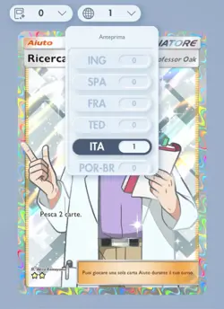 Pokemon TCG Pocket Trading Trade PROFESSOR OAK [Full Art] DELUXE EDITION - Image 2