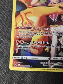 2022 Pokemon SWSH Lost Origin Charizard Trainer Gallery #TG03/TG30 - Image 5