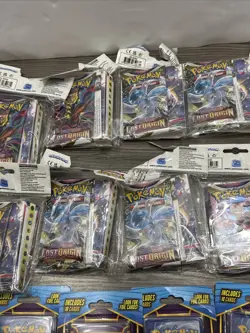 Lot Of 13 Pokemon Lost Origin Booster Packs With Mini Portfolios & 5 Extra Packs - Image 3