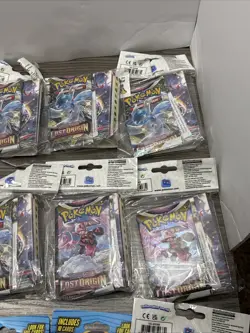 Lot Of 13 Pokemon Lost Origin Booster Packs With Mini Portfolios & 5 Extra Packs - Image 4
