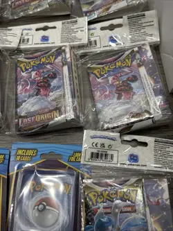 Lot Of 13 Pokemon Lost Origin Booster Packs With Mini Portfolios & 5 Extra Packs - Image 5