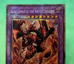 Yu-Gi-Oh! Alba-Lenatus the Abyss Dragon DIFO-EN035 Starlight Rare 1st Ed Mint - Image 3