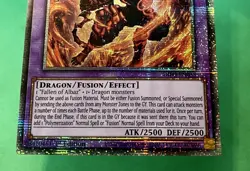 Yu-Gi-Oh! Alba-Lenatus the Abyss Dragon DIFO-EN035 Starlight Rare 1st Ed Mint - Image 4