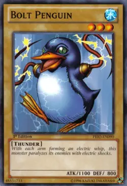 Bolt Penguin - PRIO-EN090 - Common - 1st Edition - Lightly Played - Image 1